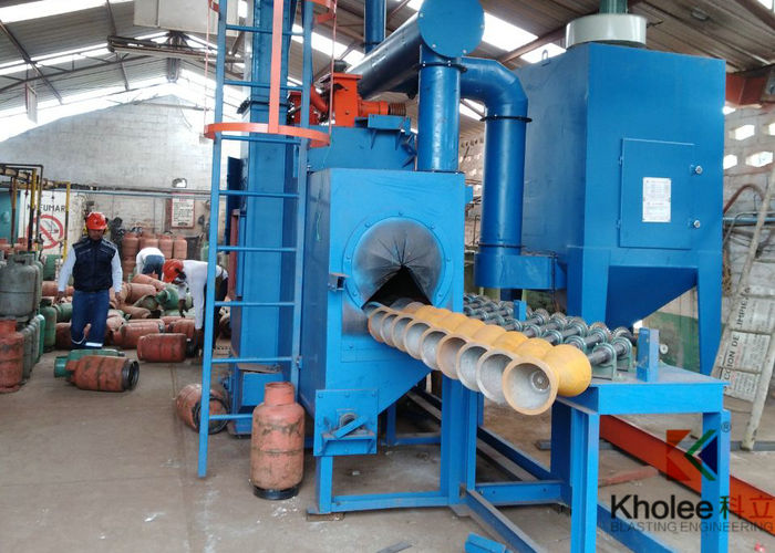 KLGP Shot Blasting Machine for LPG / CNG Gas Cylinder