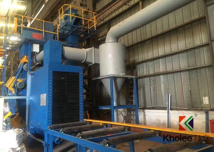 KLH1018-8 Roller Conveyor Shot Blasting Machine for I beam