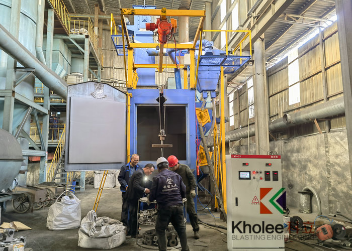KLCN-H4D1T1519 Shot Blasting Machine for Lost Wax Casting Shell Removal