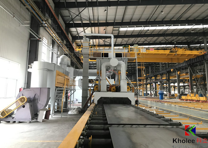 Steel Plate Auto Wheel Blast Machine