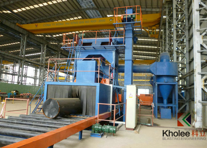 KLH Roller Conveyor Shot Blasting Machine