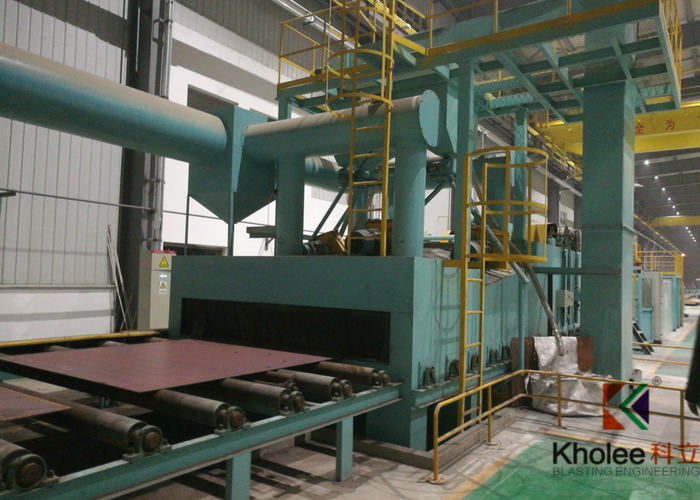 KLY Steel Plate Shot Blasting Painting Line