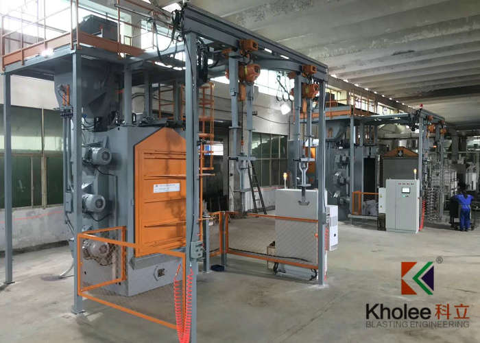 KL-H3D2T1423 Spinner Hanger Blasting Machine