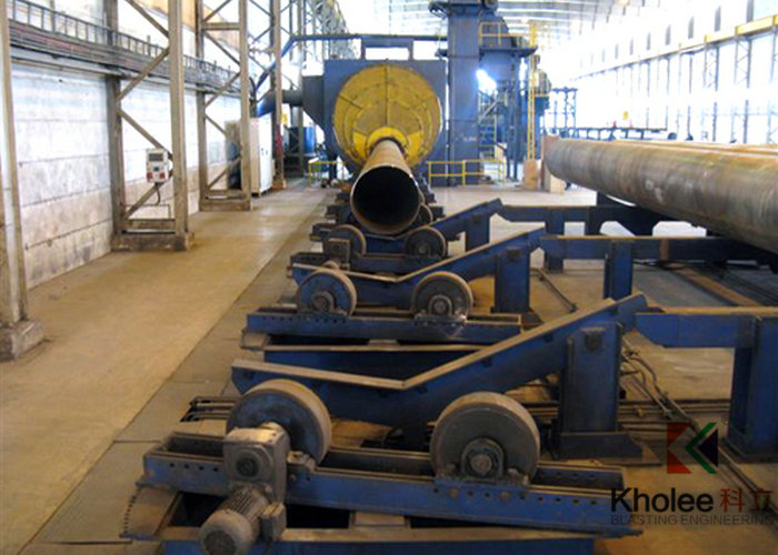 KLGP1220-2 Steel Pipe Shot Blasting Machine