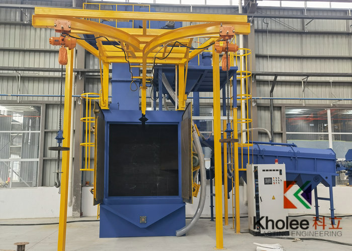 KLCN-H4D2T1818 Shot Blasting Machine for Investment Casting Shell Removal