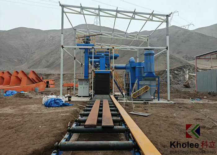 KLH1220-10 Steel Structure Auto Wheel Blast Machine