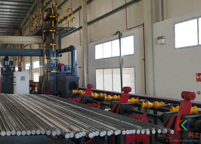 Steel Pipe Automatic Wheel Blast Machine