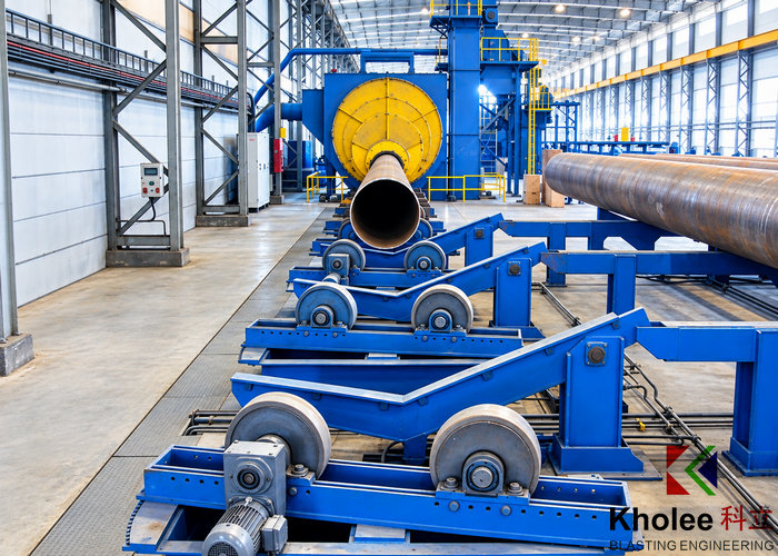 KLGP1220-2 Steel Pipe Shot Blasting Machine