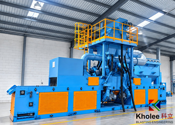 KLWD1300-8 Wire Mesh Belt Auto Shot Blast Machine 